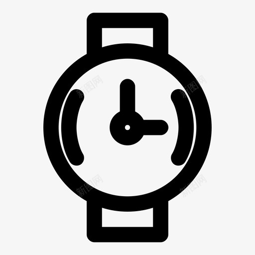 手表时钟计时器图标svg_新图网 https://ixintu.com 手表 时钟 计时器