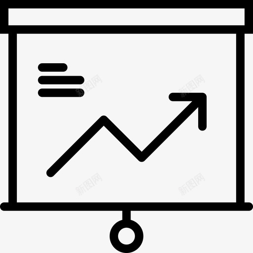 演示文稿业务集合2线性图标svg_新图网 https://ixintu.com 业务集合2 演示文稿 线性