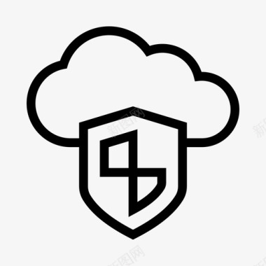 云保护安全防护图标图标