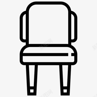 椅子装饰书桌图标图标