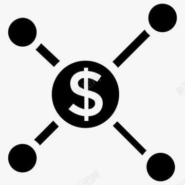 金融网络银行网络金融交易图标图标