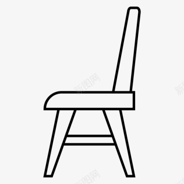 椅子家具座椅图标图标