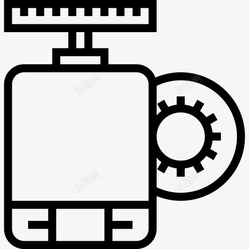 电机机器人工程线性图标svg_新图网 https://ixintu.com 机器人工程 电机 线性