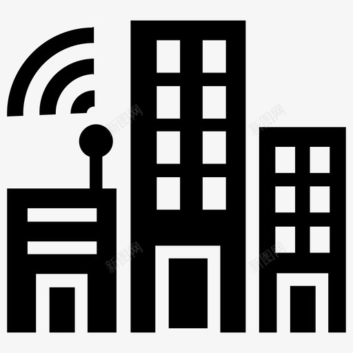 智能城市数字城市信息城市图标svg_新图网 https://ixintu.com 人工智能字形图标 信息城市 数字城市 智能城市 虚拟城市