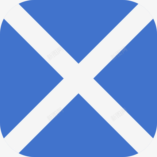 苏格兰国际国旗3圆形广场图标svg_新图网 https://ixintu.com 国际国旗3 圆形广场 苏格兰