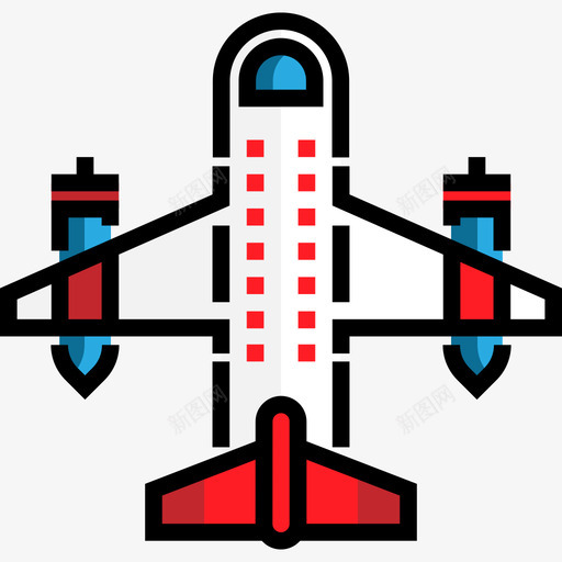 飞机机场7线颜色图标svg_新图网 https://ixintu.com 机场7 线颜色 飞机