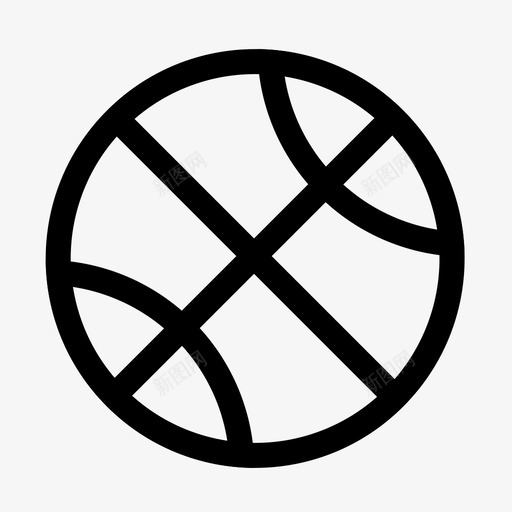 篮球游戏皮球图标svg_新图网 https://ixintu.com 打球 游戏 皮球 篮球 运动
