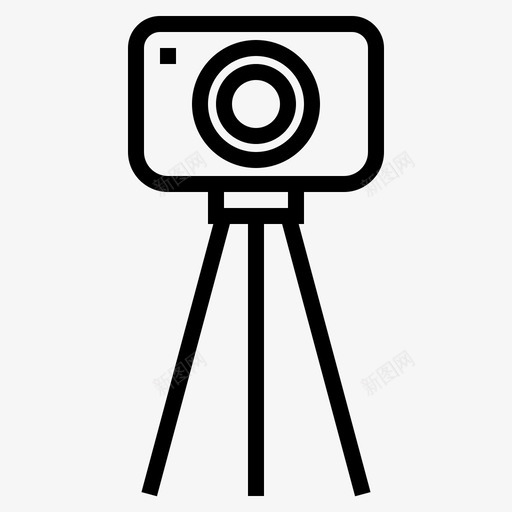 数码相机三脚架数码相机照片图标svg_新图网 https://ixintu.com 图片 数码相机 数码相机三脚架 照片 相机轮廓