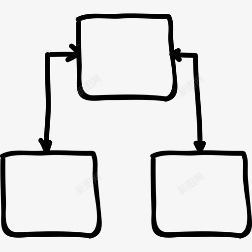 层次结构web元素编译黑色图标svg_新图网 https://ixintu.com web元素编译 层次结构 黑色