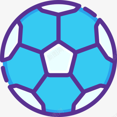 足球运动22线性颜色图标图标