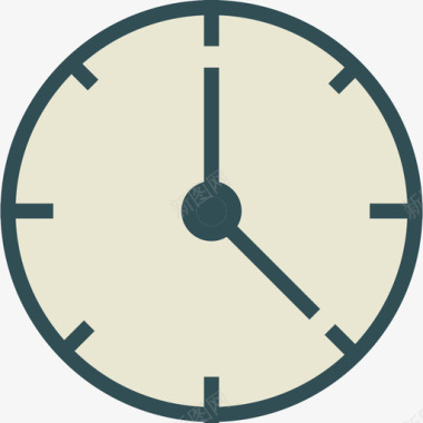 时钟接口3线颜色图标图标