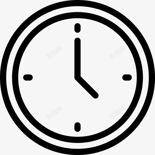 时钟发货4线性图标svg_新图网 https://ixintu.com 发货4 时钟 线性