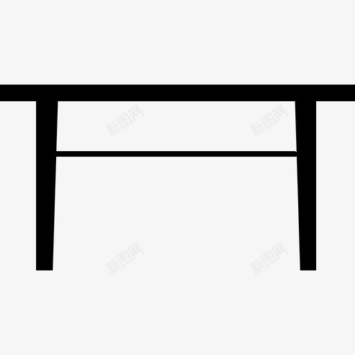桌子家具4实心图标svg_新图网 https://ixintu.com 实心 家具4 桌子