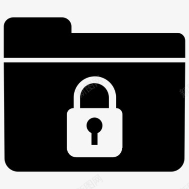 文件夹数据隐私数据保护图标图标