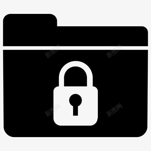 文件夹数据隐私数据保护图标svg_新图网 https://ixintu.com 信息隐私 安全文档 技术字形图标 数据保护 数据隐私 文件夹