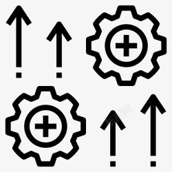人才icon发展成长改进图标高清图片