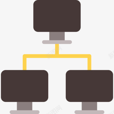 计算机显示器通信和媒体2平板图标图标