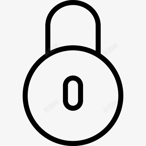 锁定基本集合2线性图标svg_新图网 https://ixintu.com 基本集合2 线性 锁定