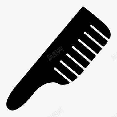 梳子梳头头发图标图标
