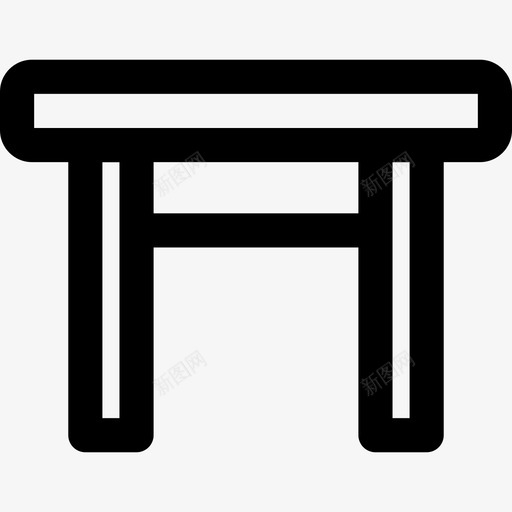 凳子家具932px线图标svg_新图网 https://ixintu.com 32px线 凳子 家具9
