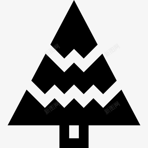 松树探险和旅游系列填充图标svg_新图网 https://ixintu.com 填充 探险和旅游系列 松树