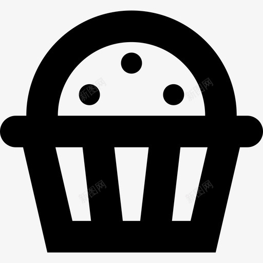 松饼食品套装4线性图标svg_新图网 https://ixintu.com 松饼 线性 食品套装4