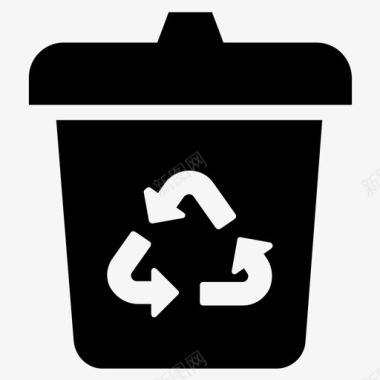 回收站垃圾箱垃圾桶图标图标