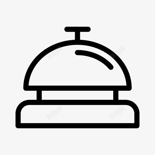 贝尔酒店服务图标svg_新图网 https://ixintu.com 商务 旅游图标 服务 贝尔 酒店