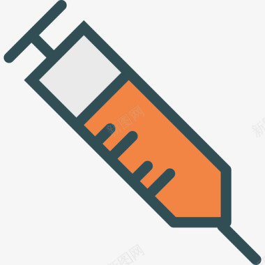 注射医用9线性颜色图标图标