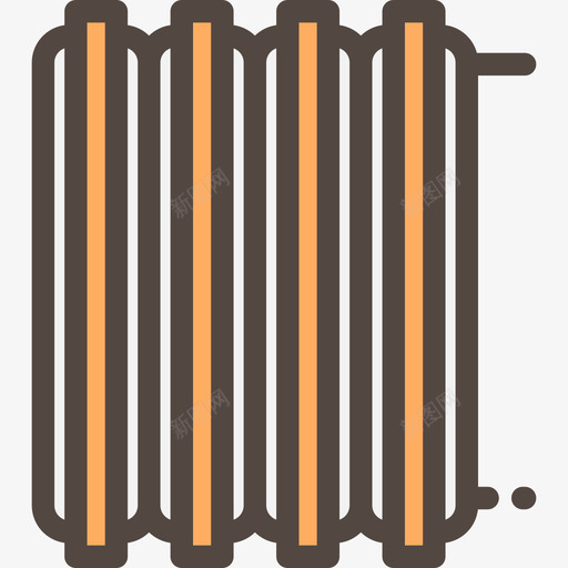 暖气建筑结构线颜色图标svg_新图网 https://ixintu.com 建筑结构 暖气 线颜色