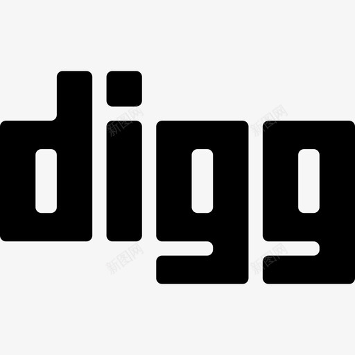 Digg社交媒体元素填充图标svg_新图网 https://ixintu.com Digg 填充 社交媒体元素