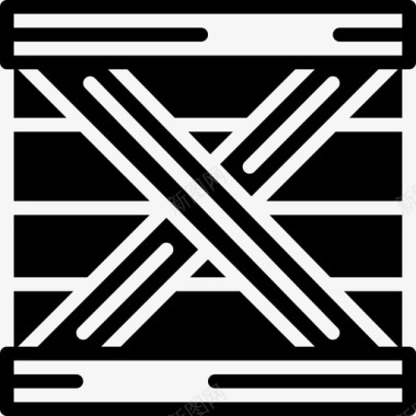 箱子3号交货填充图标图标