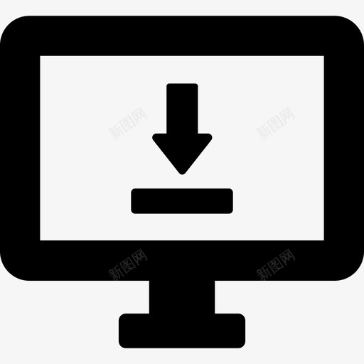 计算机技术图标集实心svg_新图网 https://ixintu.com 实心 技术图标集 计算机