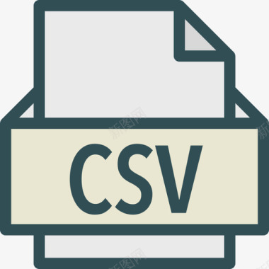 Csv格式2线性颜色图标图标