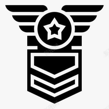 徽章军队标签图标图标