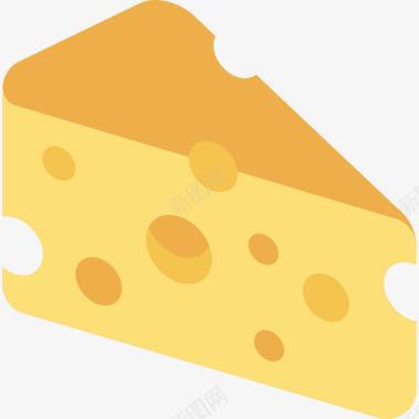 奶酪美食套餐扁平奶酪图标图标