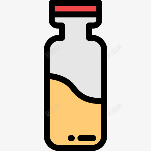 小瓶医用元素颜色2线性颜色图标svg_新图网 https://ixintu.com 医用元素颜色2 小瓶 线性颜色