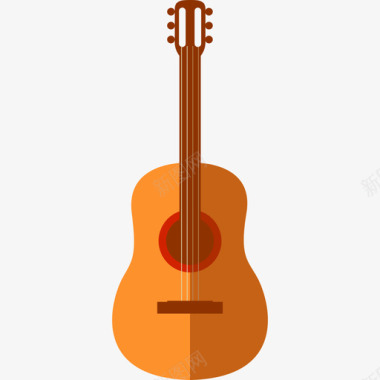 吉他音乐露营元素图标图标