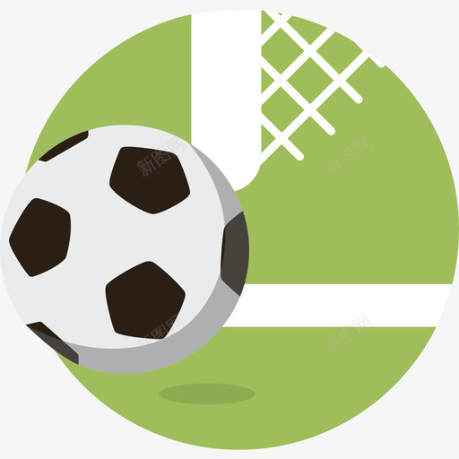 足球运动色彩运动元素图标svg_新图网 https://ixintu.com 色彩运动元素 足球 运动
