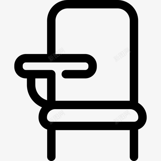 桌椅7号学校直线型图标svg_新图网 https://ixintu.com 7号学校 桌椅 直线型