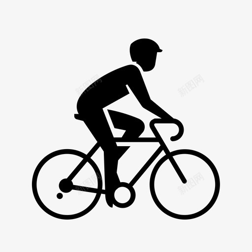 骑自行车上下班就骑你的自行车图标svg_新图网 https://ixintu.com 上下班 就骑你的自行车 骑自行车