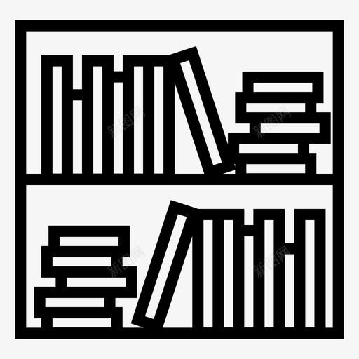图书馆书架书籍图标svg_新图网 https://ixintu.com 书架 书籍 图书馆 学校2 迷你图书馆