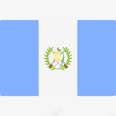 危地马拉国际国旗长方形图标图标