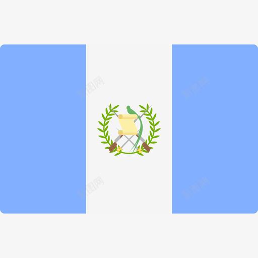 危地马拉国际国旗长方形图标svg_新图网 https://ixintu.com 危地马拉 国际国旗 长方形