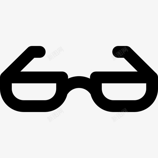眼镜科学研究6直线型图标svg_新图网 https://ixintu.com 直线型 眼镜 科学研究6