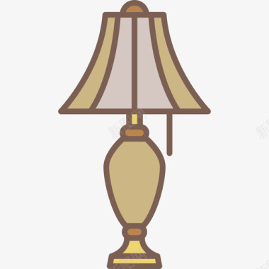灯具家具和装饰图标图标