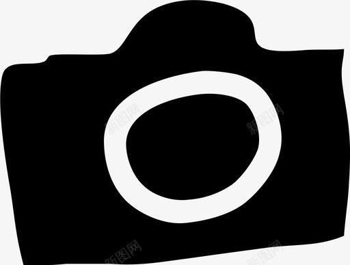 相机手绘照片图标svg_新图网 https://ixintu.com 手绘 摄影 照片 相机