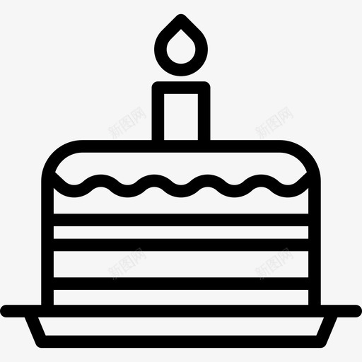 生日蛋糕食物5直系图标svg_新图网 https://ixintu.com 生日蛋糕 直系 食物5