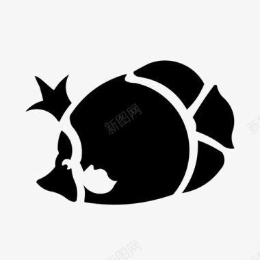 鱼动物装饰鱼图标图标