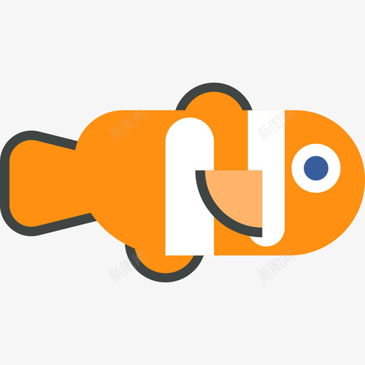 鱼类动物水生动物收藏图标svg_新图网 https://ixintu.com 动物 水生动物收藏 鱼类